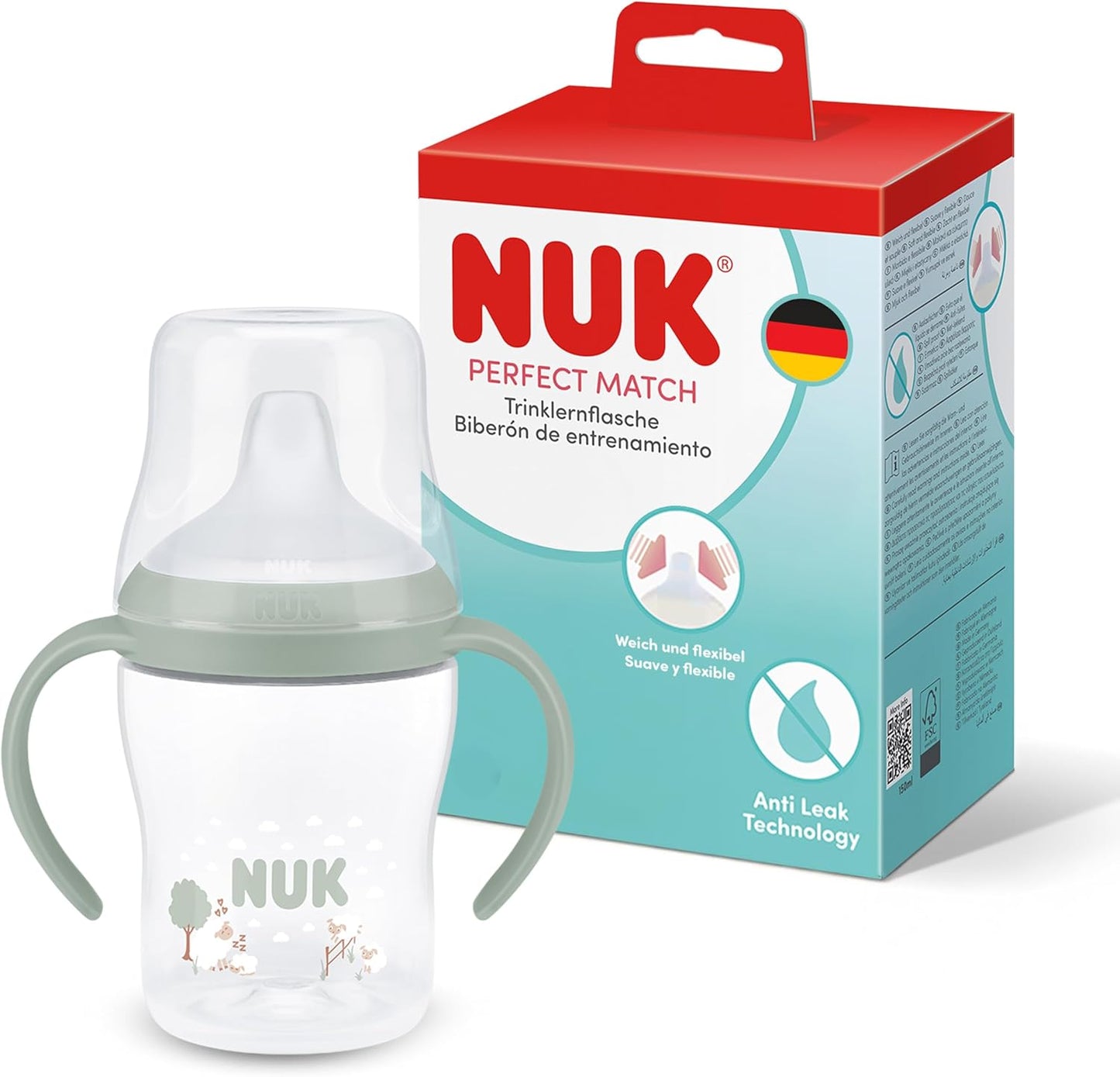 Cană de antrenament NUK Perfect Match Learner 150 ml 6m+