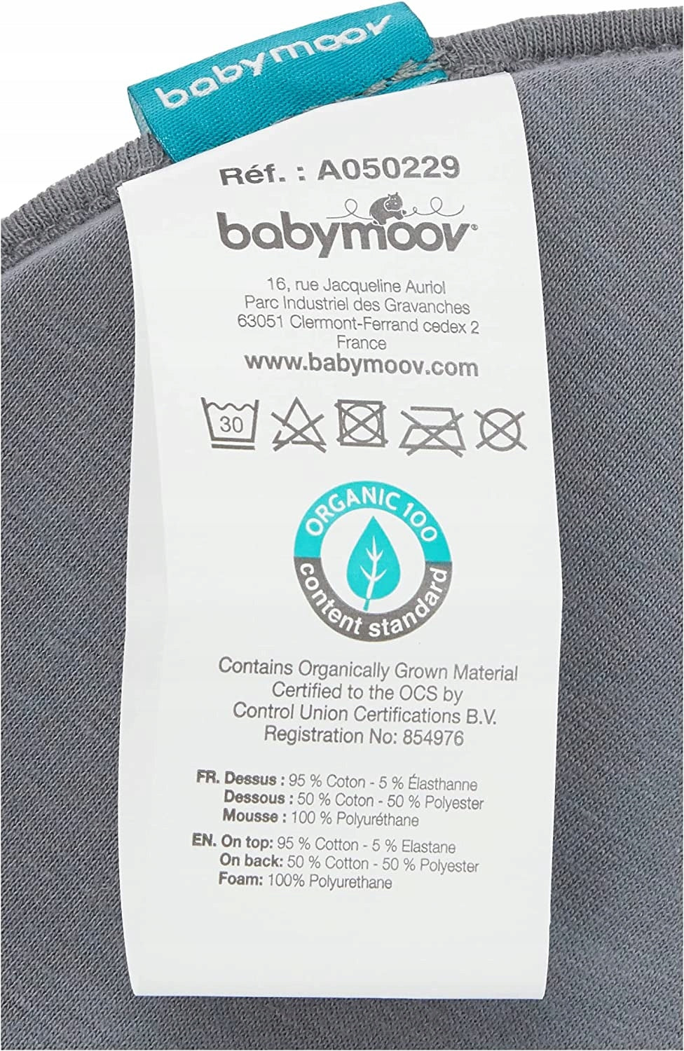 BABYMOOV Lovenest poduszka niemowlęca 0+ ORGANIC