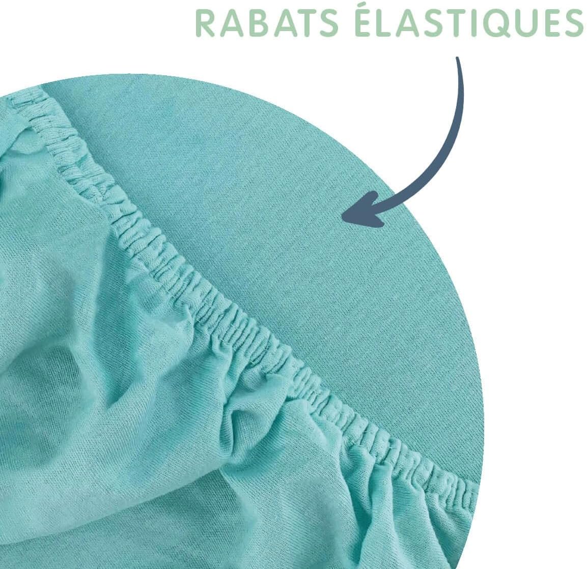 BABY CALIN cearșaf cu elastic x2 70x140