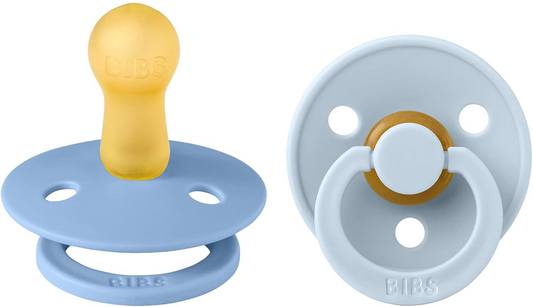 BIBS COLOUR suzete calmante 2 bucăți cauciuc 6 luni+