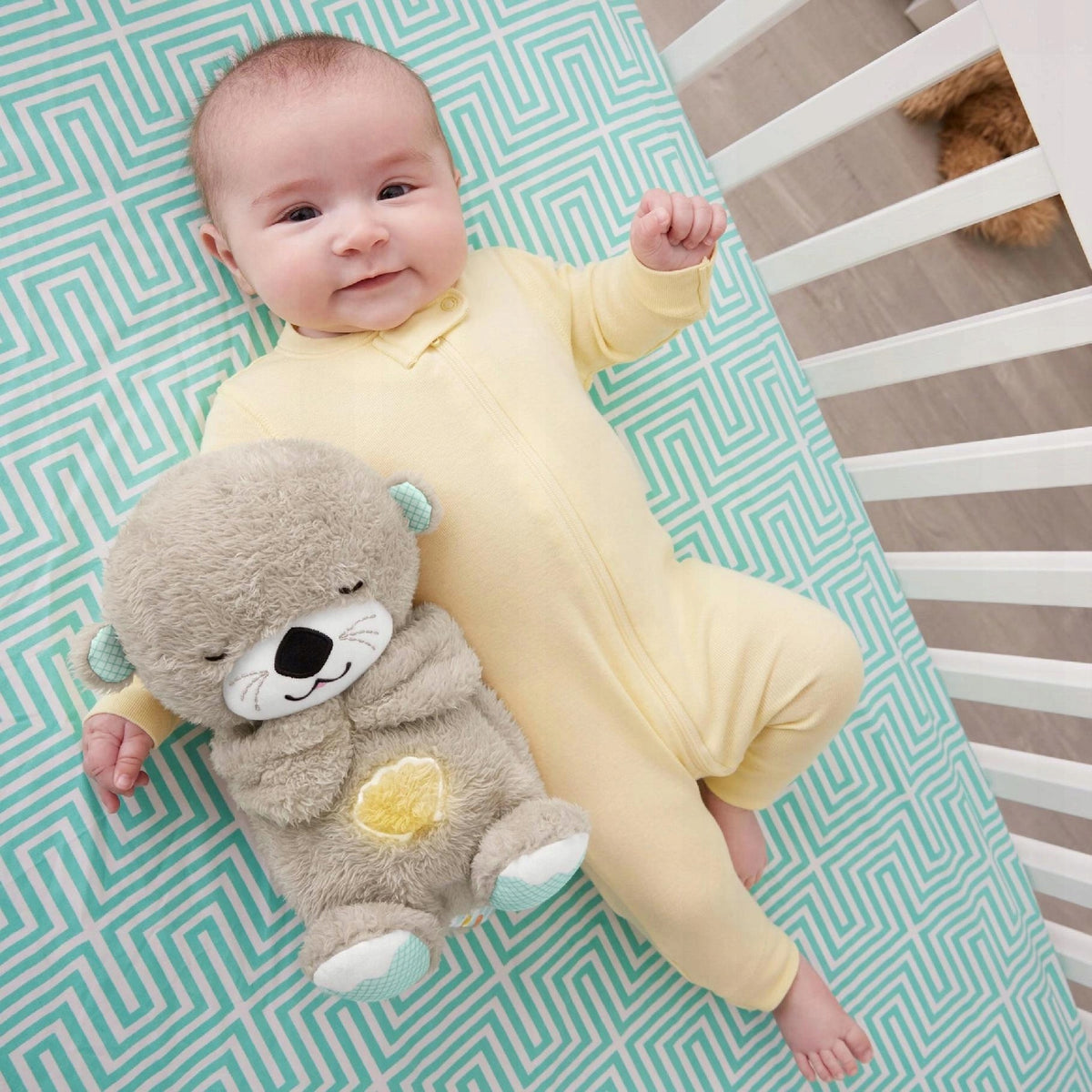 FISHER-PRICE Vidra de somn cu burtică mișcătoare, sunete și lumină