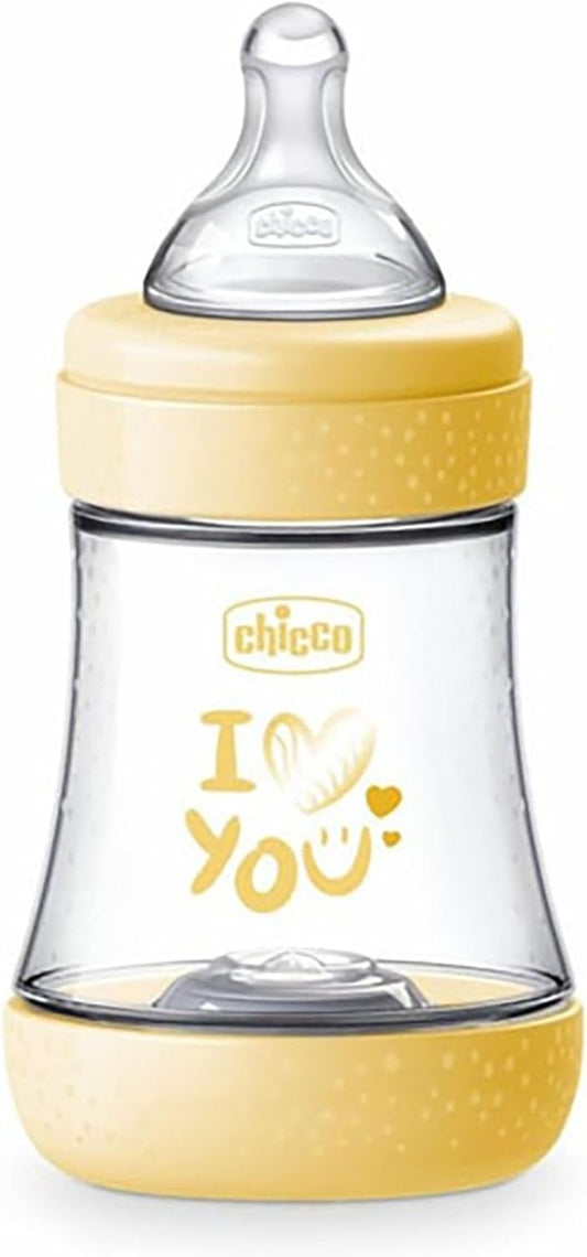CHICCO Perfect 5 butelka antykolkowa 150 ml smoczek 1 wolny przepływ 0 +