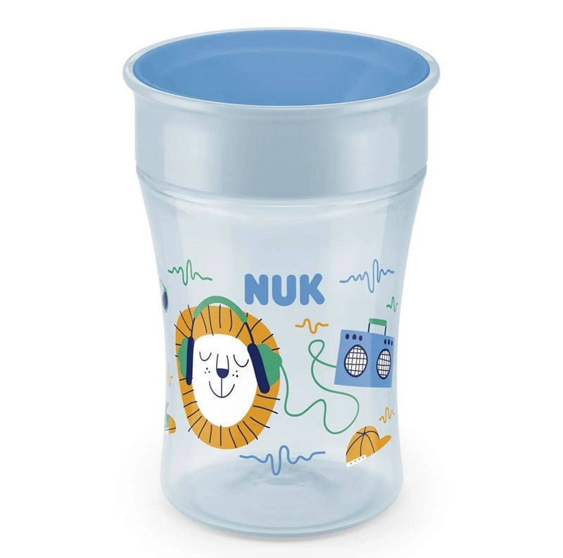 NUK Magic Cup cană anti-vărsare cu muștiuc 360° 230 ml 8 m+