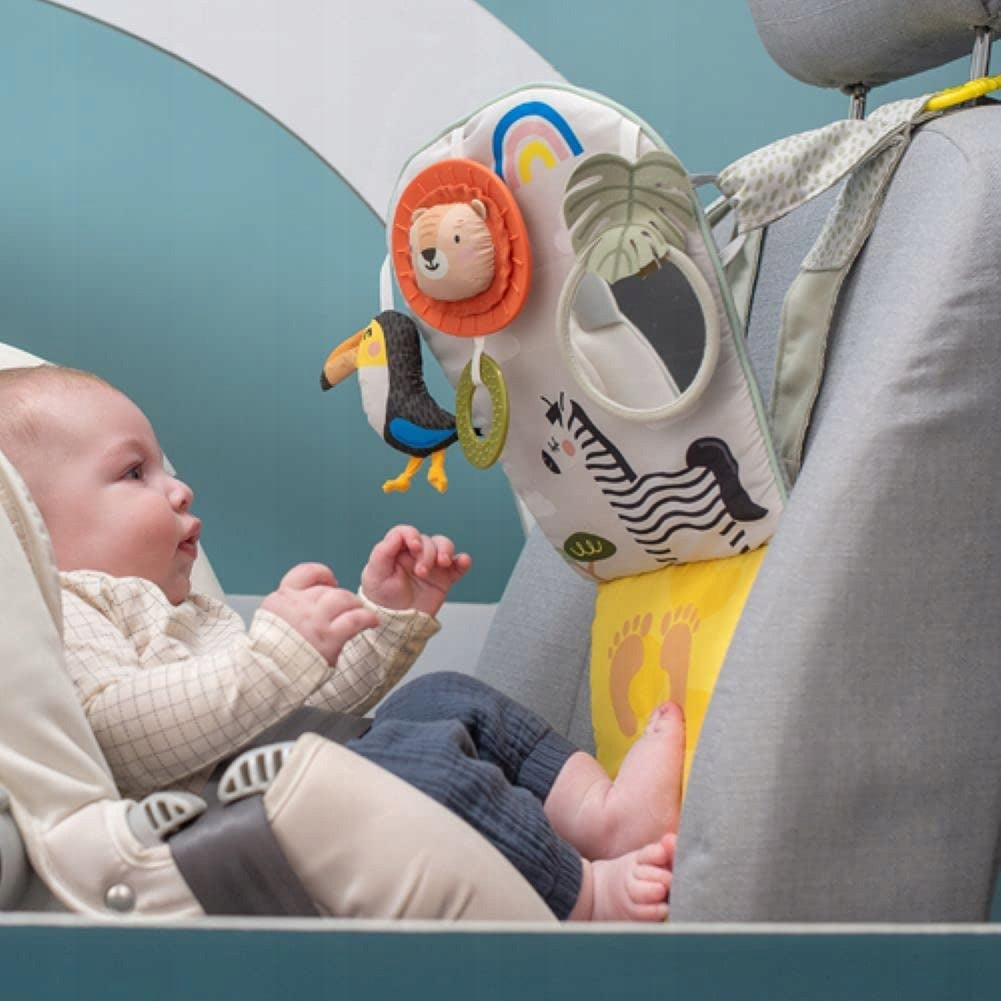 TAF TOYS autós aktivitási központ tükörrel