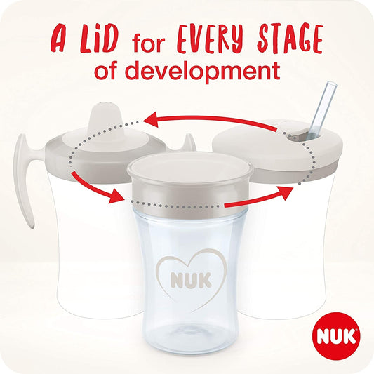 NUK Trinklernset Becher + 3 Mundstücke – Produktbild 2