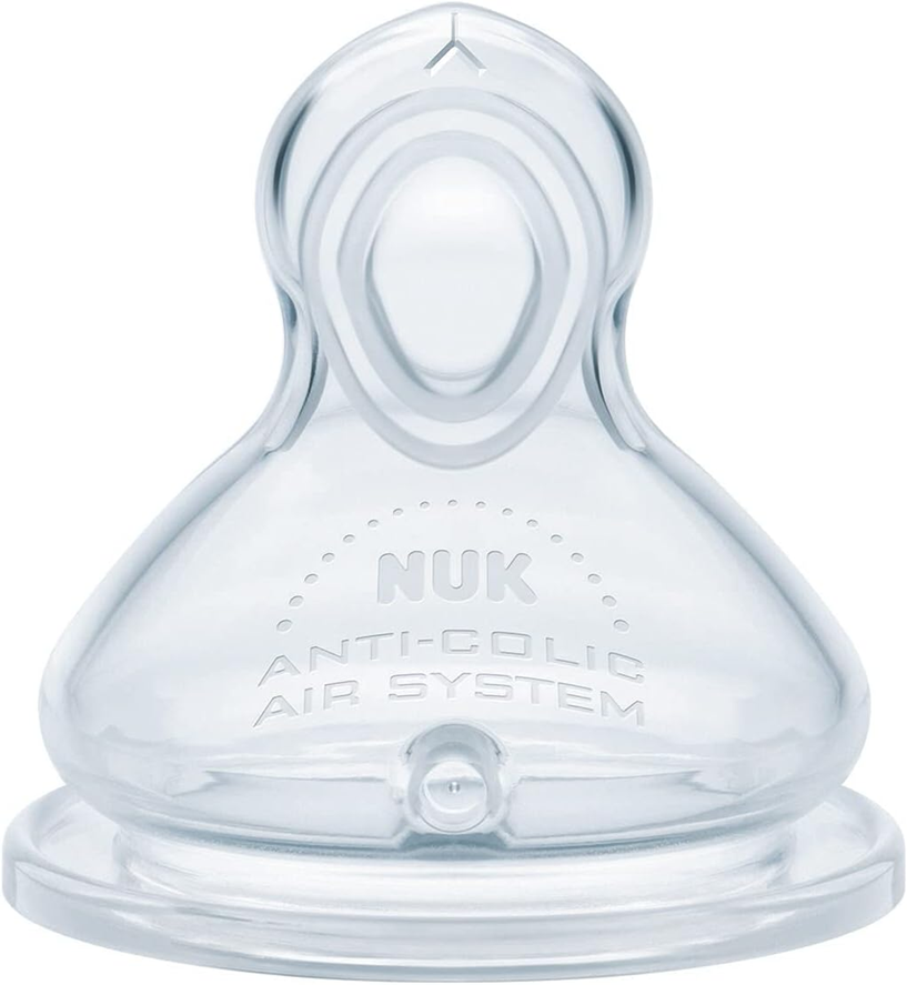 NUK First Choice tetine pentru biberoane 6-18 luni FLOW CONTROL