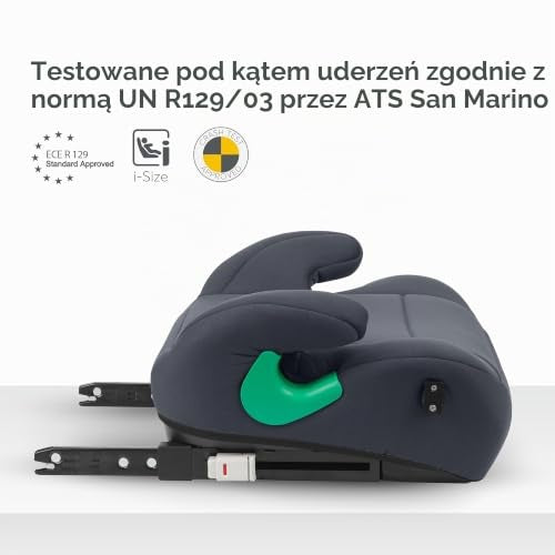 KikkaBoo i-Pop înălțător i-Size Isofix 125-150 cm
