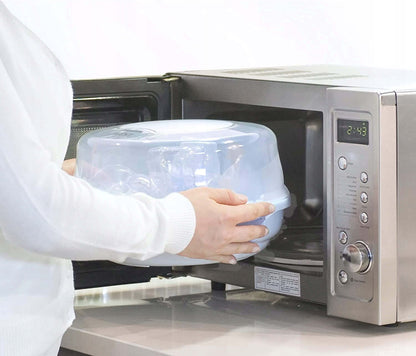 PHILIPS AVENT sterylizator mikrofalowy SCF281/02, biały sterylizator do butelek w kuchence mikrofalowej
