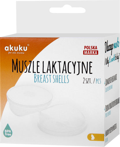 AKUKU reusable silicone nursing shells