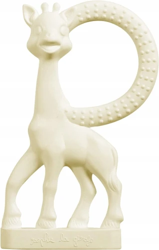 Girafa Sophie set inel dentiție natural SO PURE 18CM + mai mic