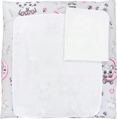 TUPTAM salteluță de înfășat moale cu 2 huse 75x50 cm