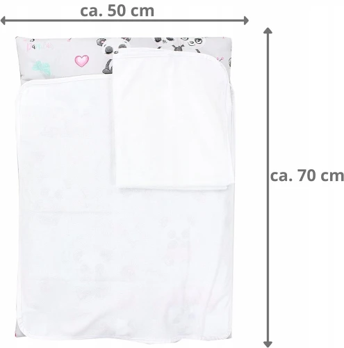 TUPTAM salteluță de înfășat moale cu 2 huse 75x50 cm
