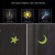 GLOW BED plasă de țânțari pentru pătuț, baldachin cu stele fluorescente