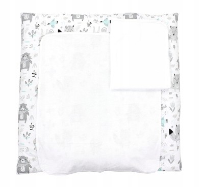 TUPTAM salteluță de înfășat moale cu 2 huse 75x50 cm