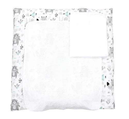 TUPTAM salteluță de înfășat moale cu 2 huse 75x50 cm