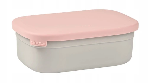 BEABA cutie de prânz lunchbox din oțel inoxidabil 760ml cu compartimente