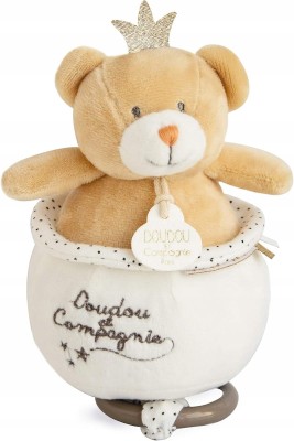 DOUDOU et COMPAGNIE jucărie de pluș Ursulețul Rege 20 cm