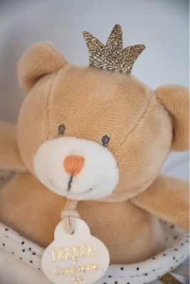 DOUDOU et COMPAGNIE jucărie de pluș Ursulețul Rege 20 cm