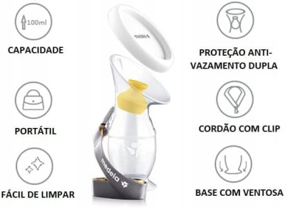 Colector din silicon MEDELA pentru colectarea laptelui
