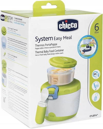 CHICCO recipient izolat pentru prânz + lingură