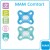 MAM COMFORT suzetă prematur nou-născut x2 0luni+