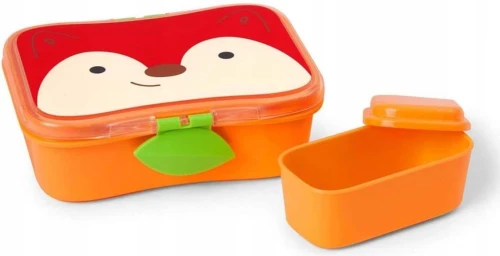 SKIP HOP Zoo Lunch Kit - Vulpe Cutie de prânz + cutie pentru gustări 700 ml
