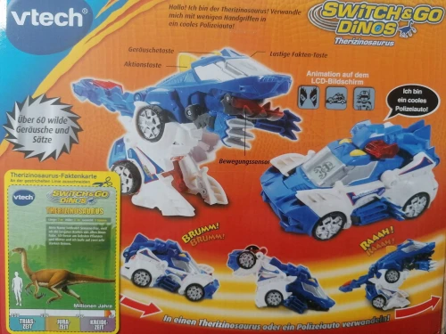 VTECH Switch&Go Dinos TRANSFORMERS limba germană