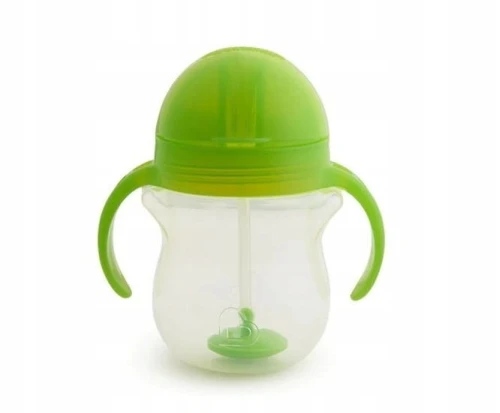 MUNCHKIN Tip&Sip cană anti-picurare 6luni+ 207ml pai ponderat