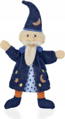 STERNTALER păpușă de pluș tip marionetă pentru jocuri de rol VRĂJITOR 29 cm
