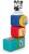 BABY EINSTEIN Connectables Add & Stack blocuri magnetice 6 bucăți