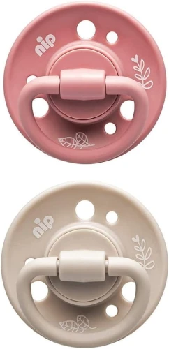 NIP CHERRY GREEN suzetă liniștitoare x2 6luni+
