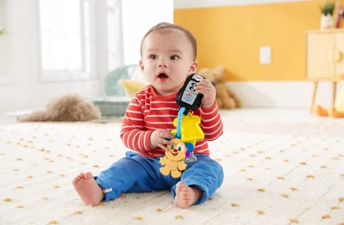 FISHER-PRICE chei auto interactive cu breloc J. GERMANĂ