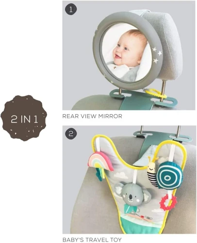 TAF TOYS oglindă koala centru de activități pentru mașină