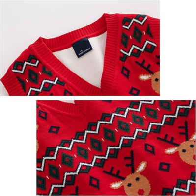 TOTAMMY pulover din bumbac fără mâneci pentru copii 4-5 ani 120 cm RENI