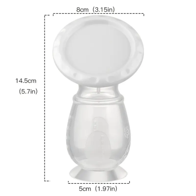 COLECTOR din silicon pentru colectarea laptelui 90ml
