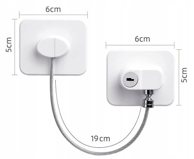 CHILD SAFETY LOCK blocare de siguranță pentru copii pentru dulapuri și sertare 1 bucată