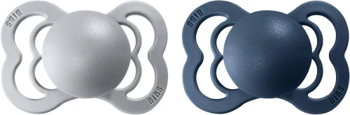 BIBS SUPREME suzete calmante din cauciuc 0-6 luni SIMETRICE