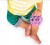BRIGHT STARTS Oball Rattle inel de dentiție silicon cu zornăitoare 10 cm