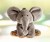 SCHAFFER pluș cuddly elefant SUGAR 19 cm