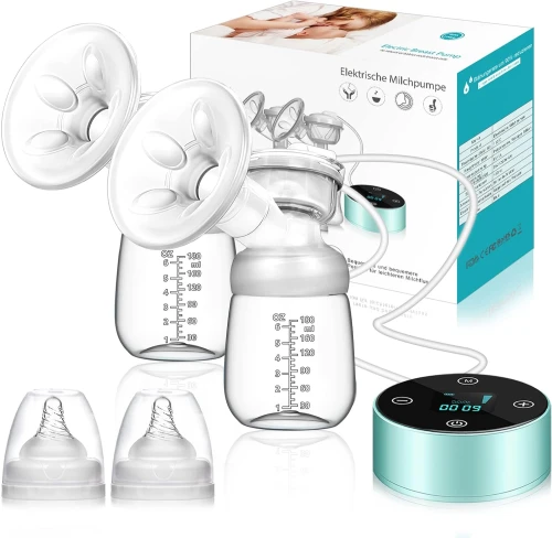 PIAEK pompă de sân electrică dublă BPA FREE