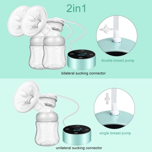 PIAEK pompă de sân electrică dublă BPA FREE