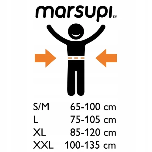 MARSUPI 2.0 marsupiu ergonomic S/M 3,5 - 15 kg