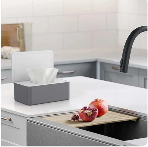 Recipient pentru șervețele umede 12,3 x 18,7 cm + 2 pliculețe pentru șervețele