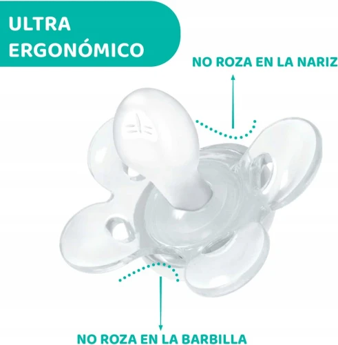 CHICCO PhysioForma COMFORT suzetă x2 0-6 luni LATEX