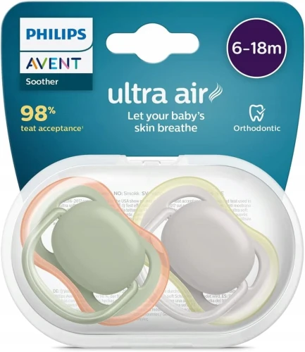 PHILIPS AVENT Ultra Air suzete x 2 6-18 luni