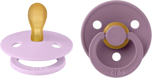 BIBS COLOUR suzete calmante 2pack cauciuc 0-6luni SIMETRICE