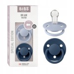 BIBS DE LUX suzete calmante rotunde 2 bucăți 0-3 ani SILICON