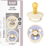 BIBS COLOUR STUDIO suzete calmante 2 bucăți cauciuc 6-18 luni