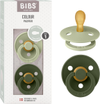 BIBS COLOUR suzete calmante 2 bucăți cauciuc 0-6 luni SIMETRICE