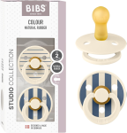 BIBS COLOUR STUDIO suzete calmante 2 bucăți cauciuc 6-18 luni